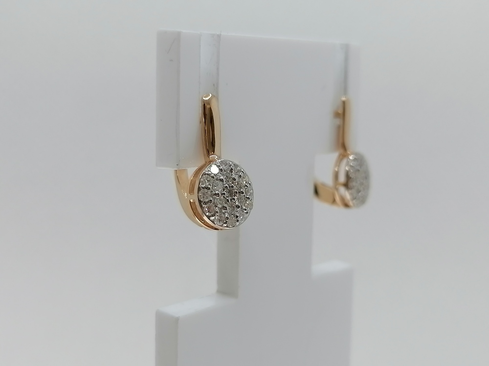 СЕРЬГИ БРИЛЛИАНТ (Au 585)