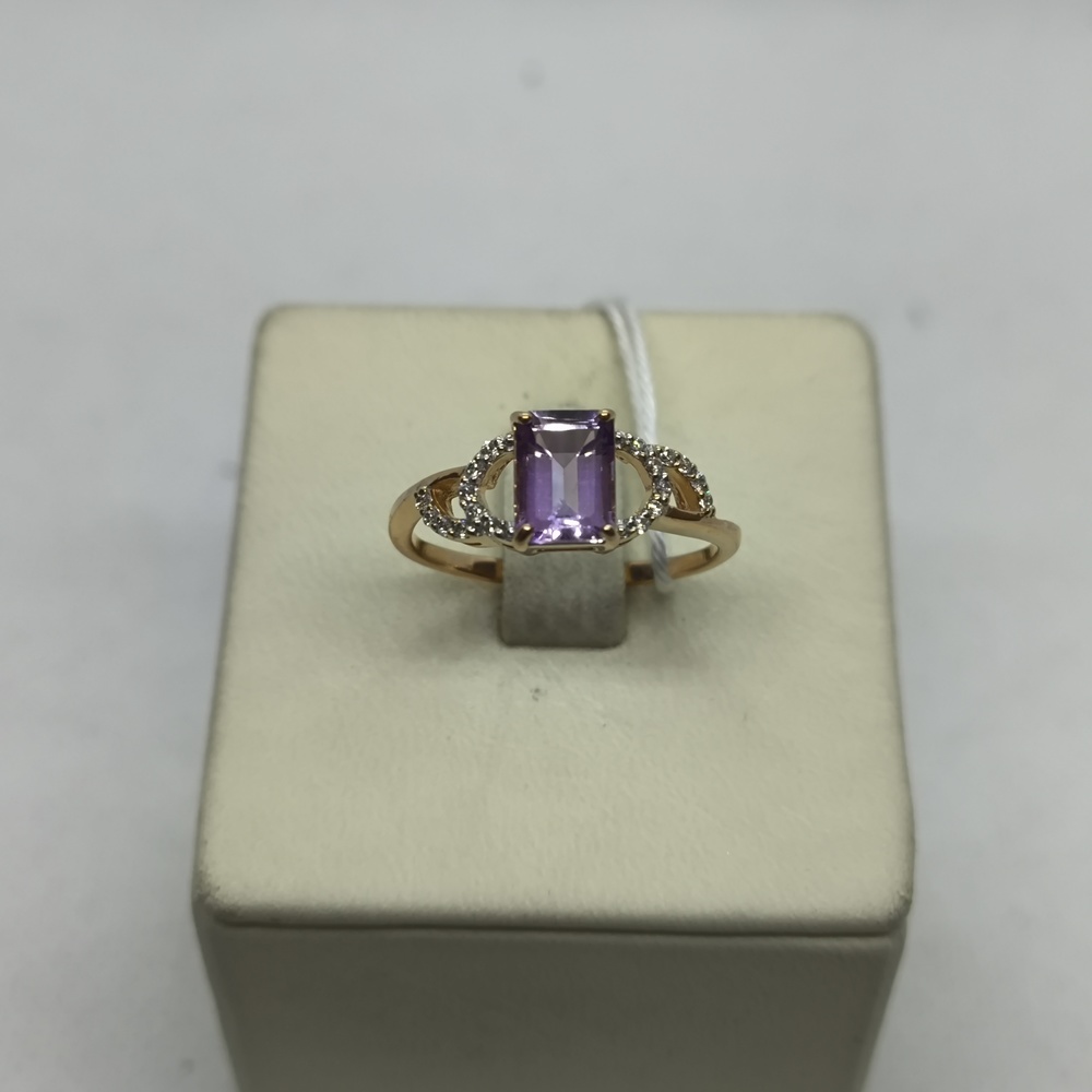 КОЛКМИ585 КОЛЬЦО С КАМНЯМИ (Au 585)