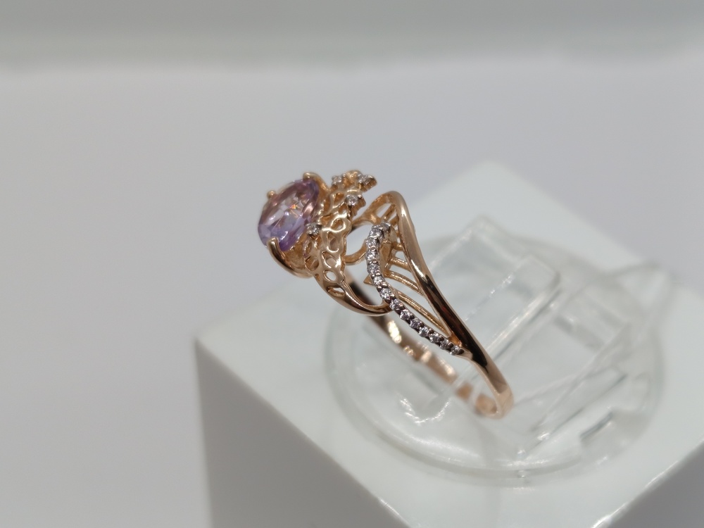 КОЛКМИ585 КОЛЬЦО С КАМНЯМИ (Au 585)