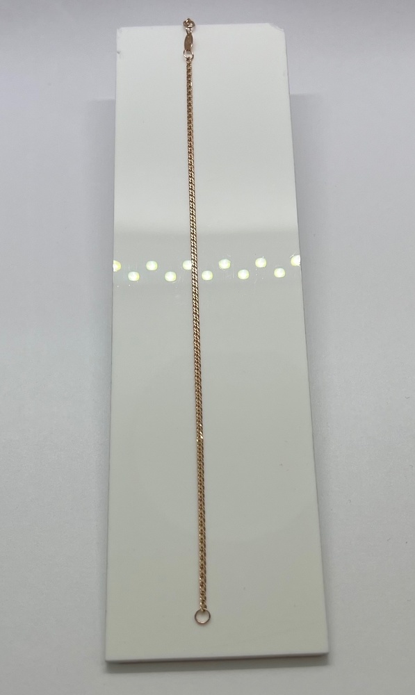 БРАСЛЕТ ПОЛНОВЕСНЫЙ Ромб двойной Au 585