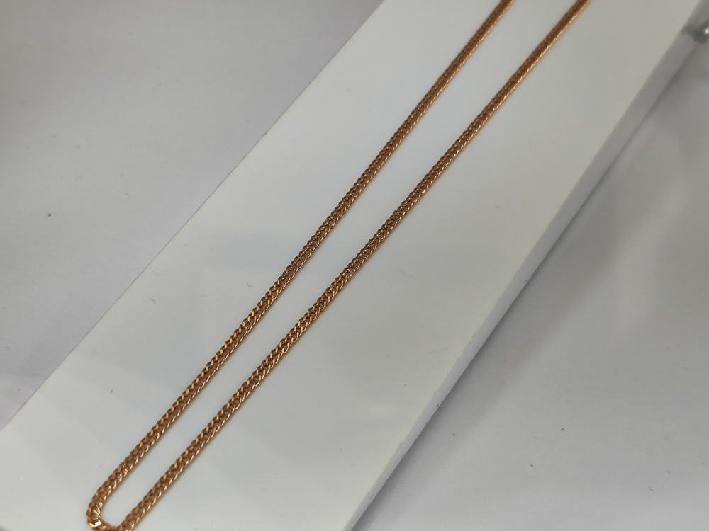 ЦЕПЬ ПУСТОТЕЛАЯ Ромб двойной (Au 585)