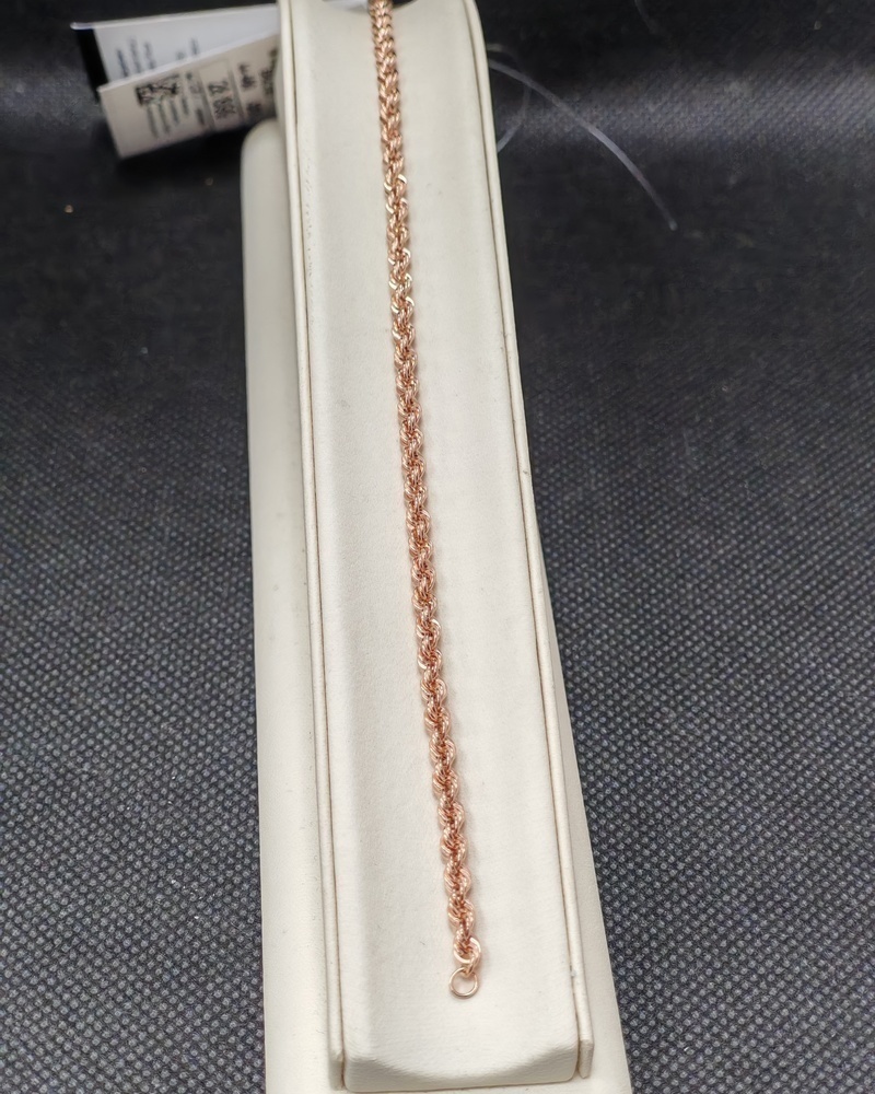 БРАСЛЕТ ПУСТОТЕЛЫЙ Веревка (Au 585)