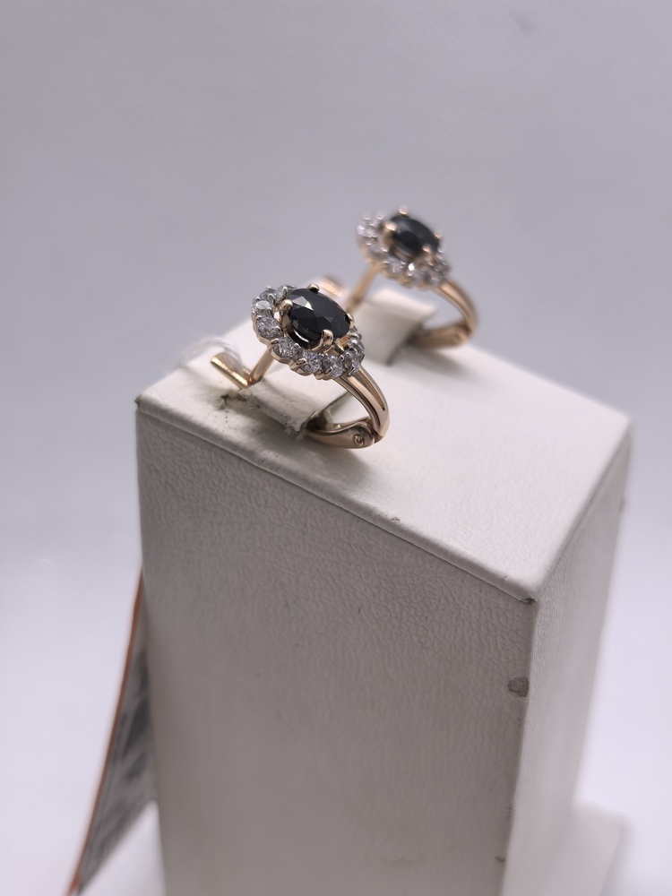 СЕРЬГИ С КАМНЯМИ (Au 585)