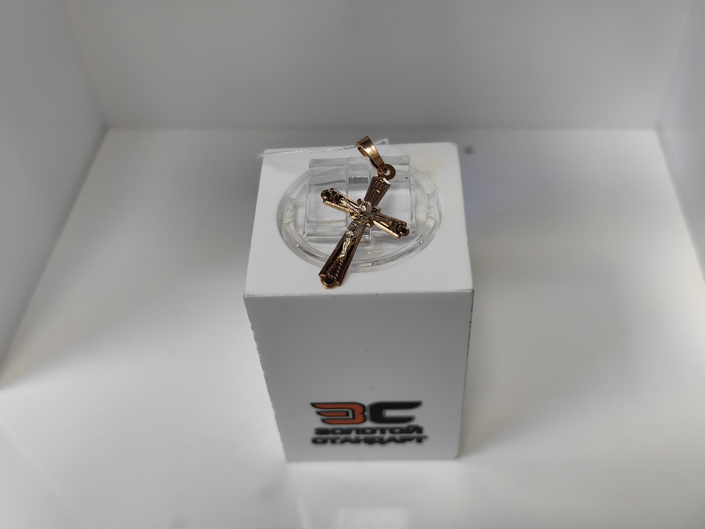 ПОДВЕСКА КРЕСТ (Au 585)