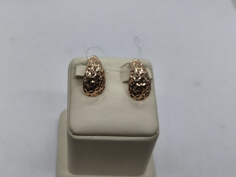 СЕРЬГИ БЕЗ КАМНЯ (Au 585)