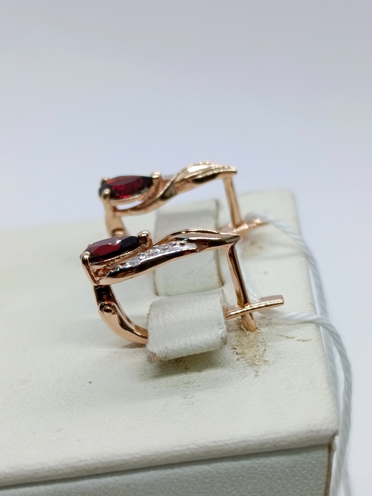 СЕРЬГИ С КАМНЯМИ (Au 585)