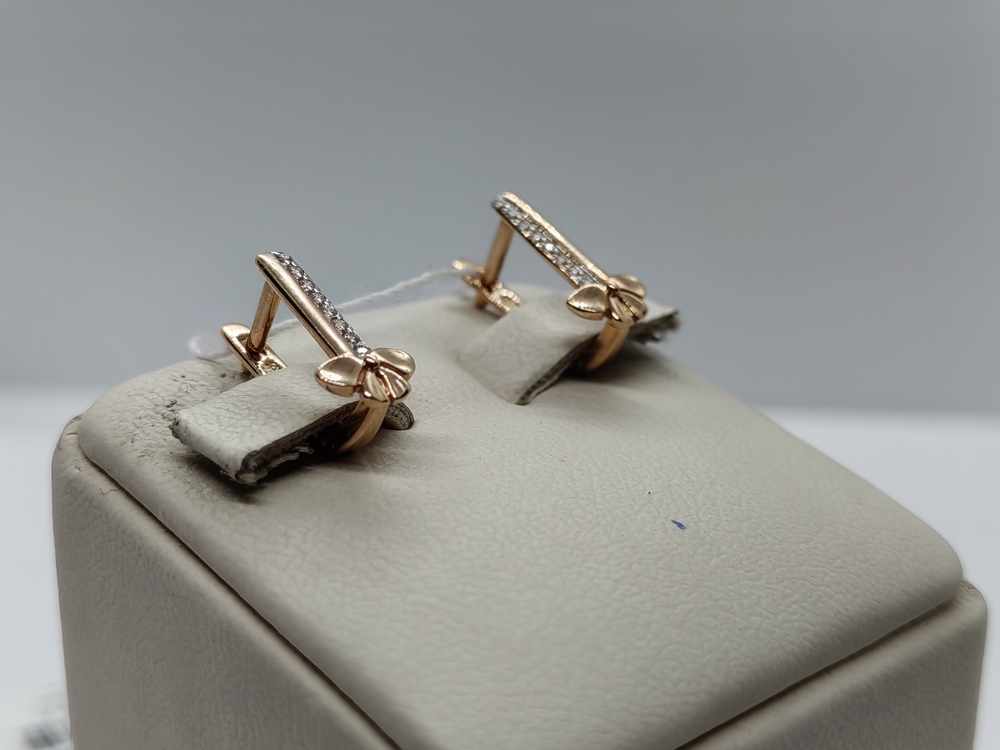 СЕРЬГИ С КАМНЯМИ (Au 585)