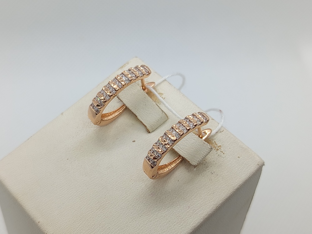 СЕРЬГИ С КАМНЯМИ (Au 585)