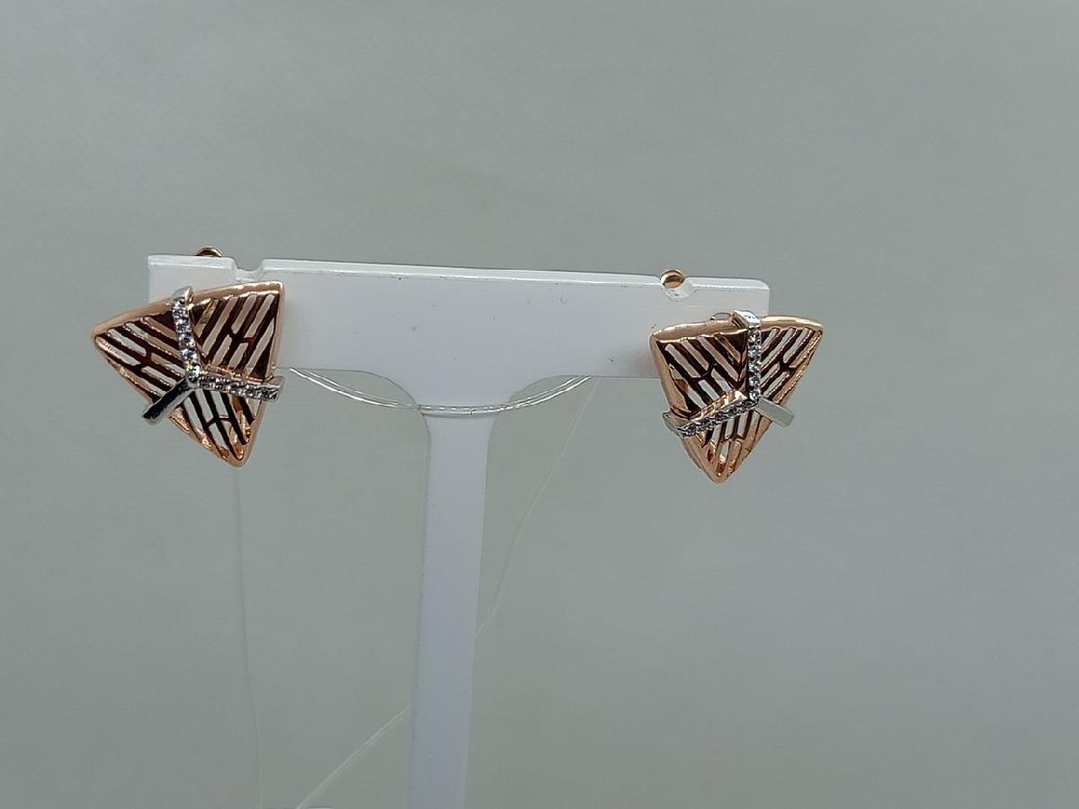 СЕРЬГИ С КАМНЯМИ (Au 585)