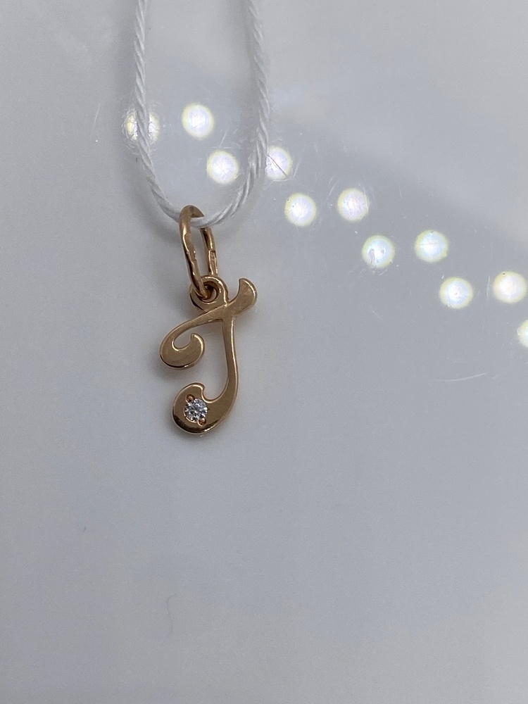 ПОДВЕСКА БУКВА Г Au 585