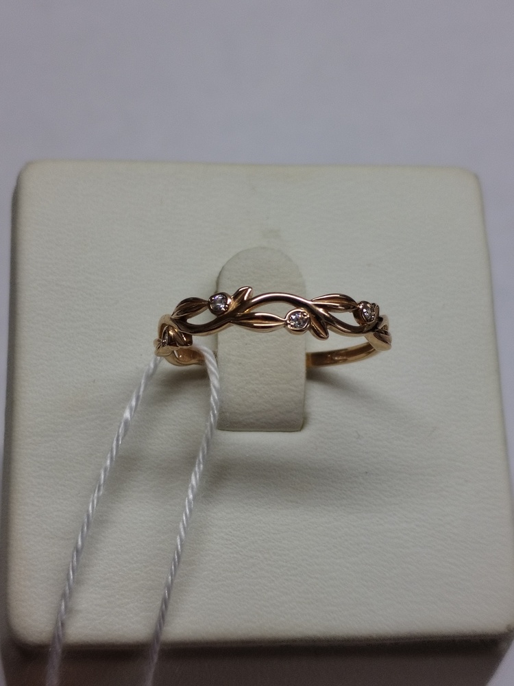 КОЛКМИ585 КОЛЬЦО С КАМНЯМИ (Au 585)
