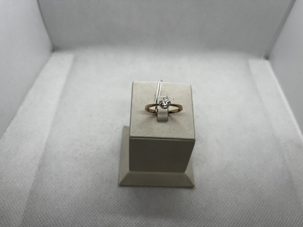 КОЛЬЦО С КАМНЕМ (Au 585)