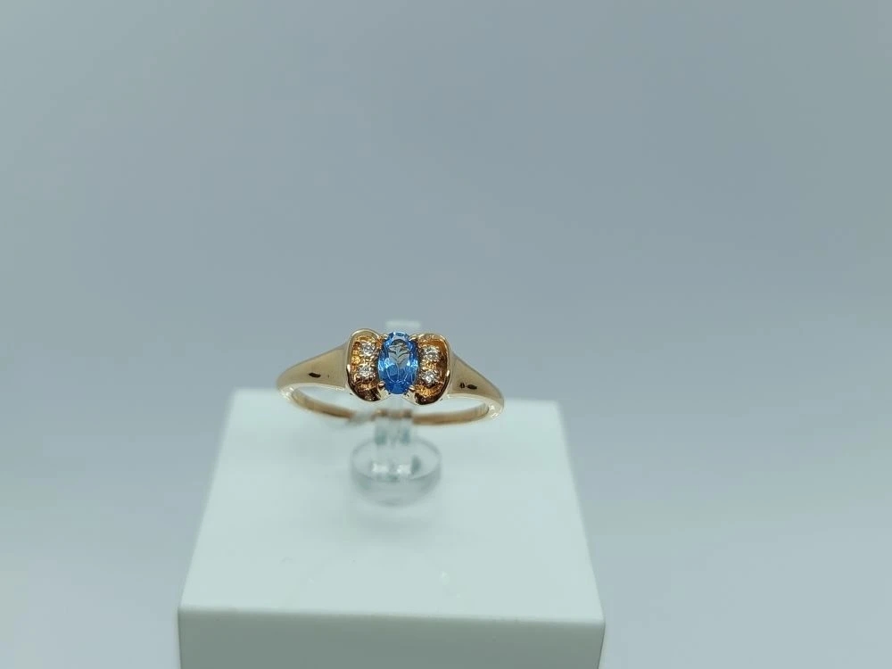 КОЛКМИ585 КОЛЬЦО С КАМНЯМИ (Au 585)