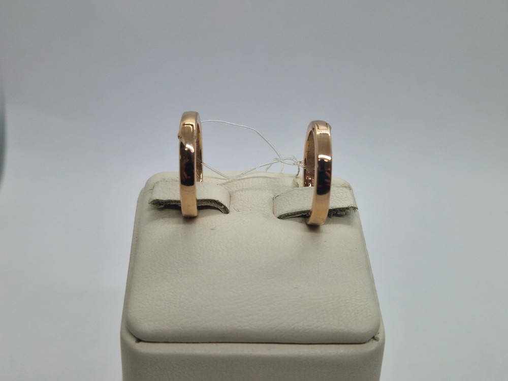 СЕРЬГИ БЕЗ КАМНЯ (Au 585)