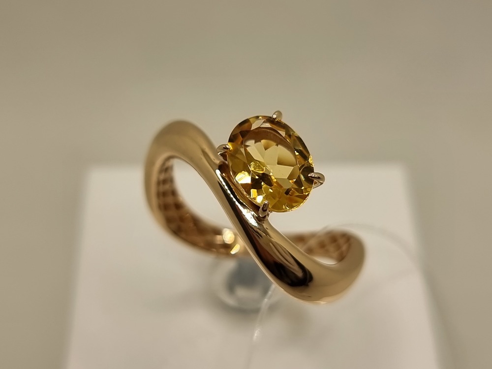 КОЛЬЦО С КАМНЕМ (Au 585)