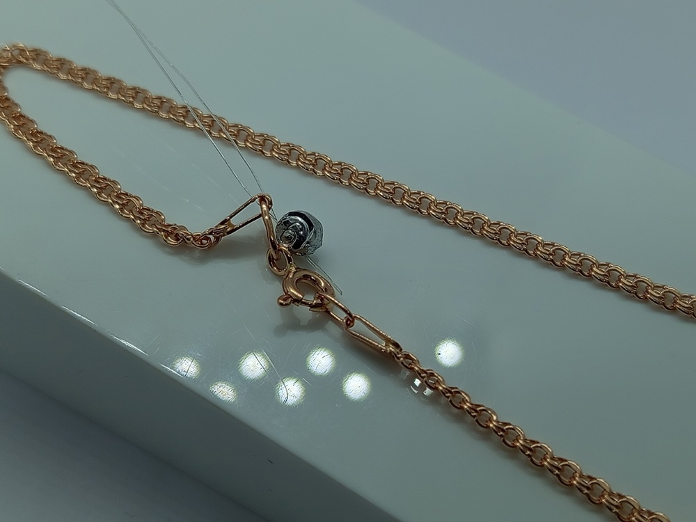 ЦЕПЬ ПУСТОТЕЛАЯ Бисмарк (Au 585)