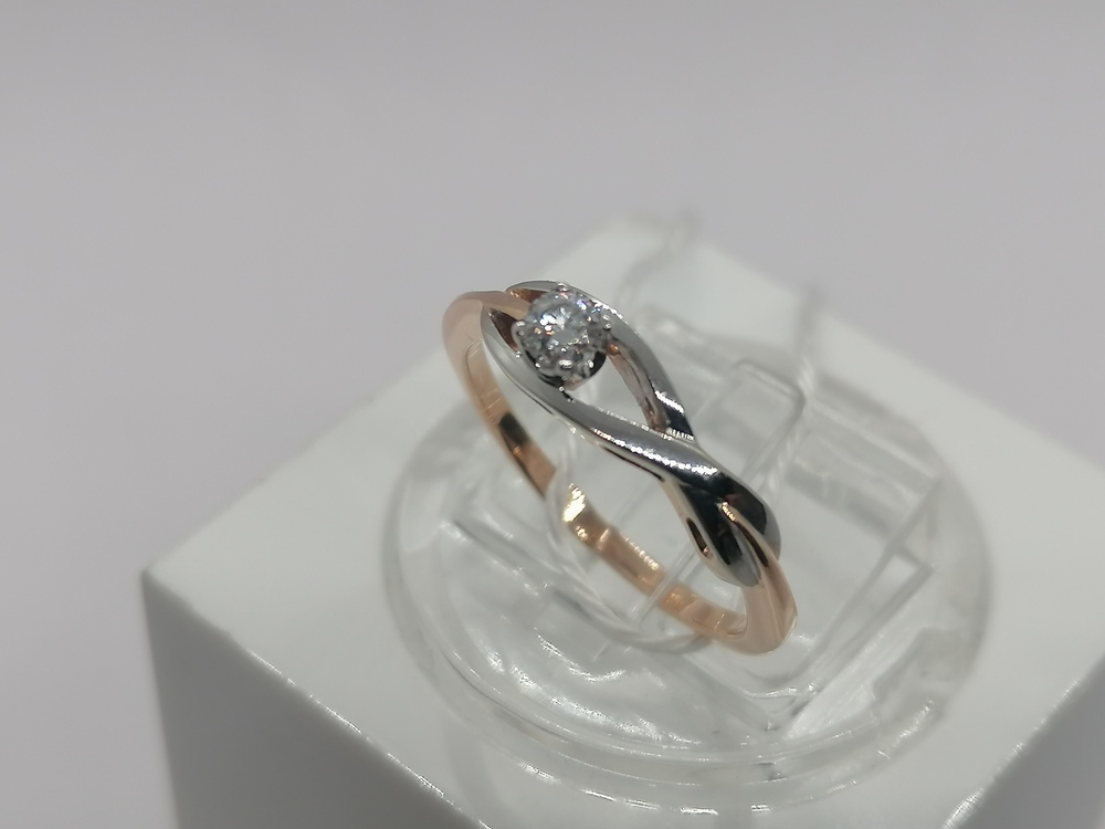 КОЛЬЦО БРИЛЛИАНТ Au 585