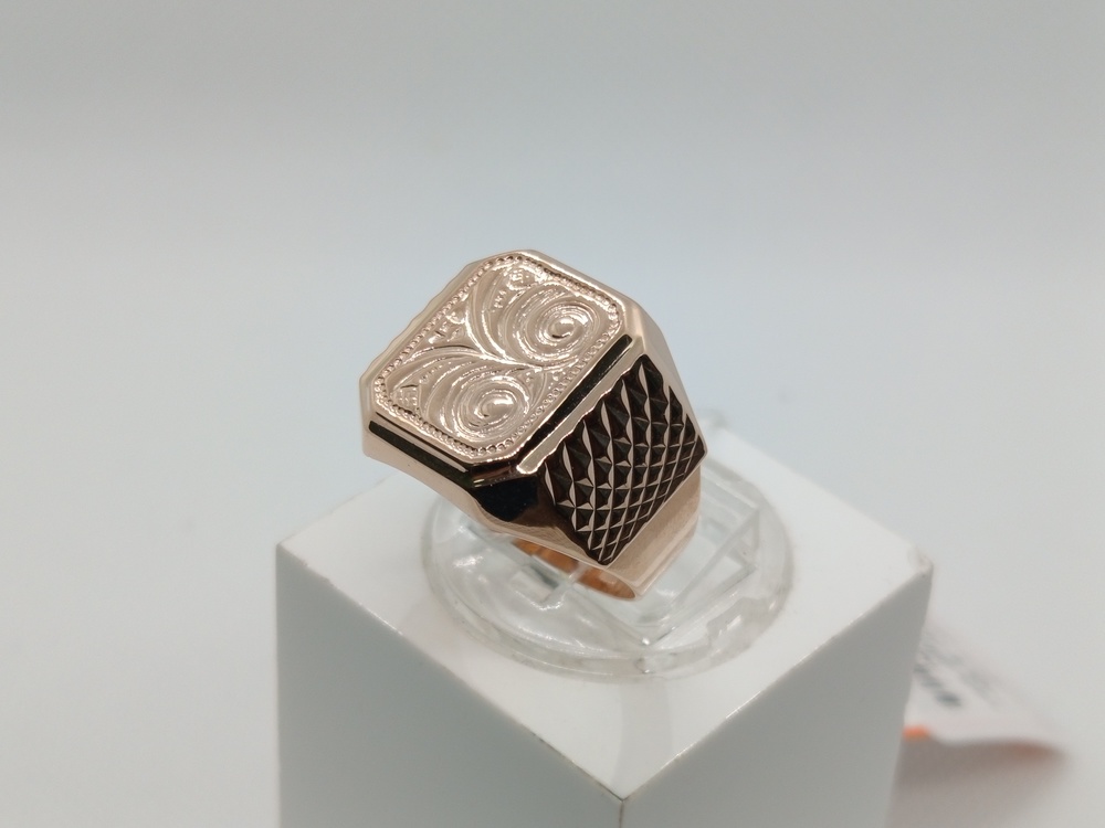 ПЕЧАТКА БЕЗ КАМНЯ (Au 583)