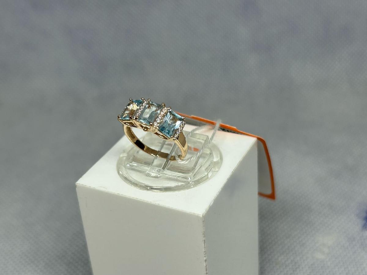 КОЛКМИ585 КОЛЬЦО С КАМНЯМИ (Au 585)