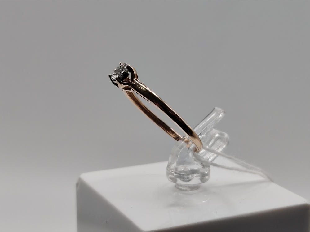 КОЛЬЦО БРИЛЛИАНТ Au 585