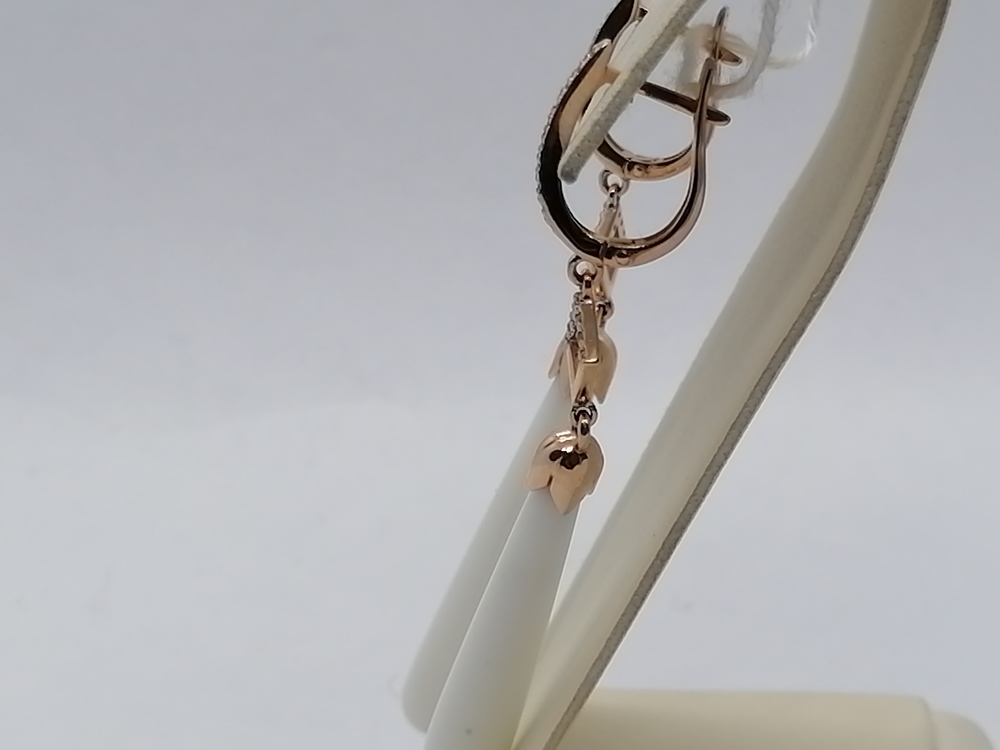 СЕРЬГИ С КАМНЯМИ (Au 585)