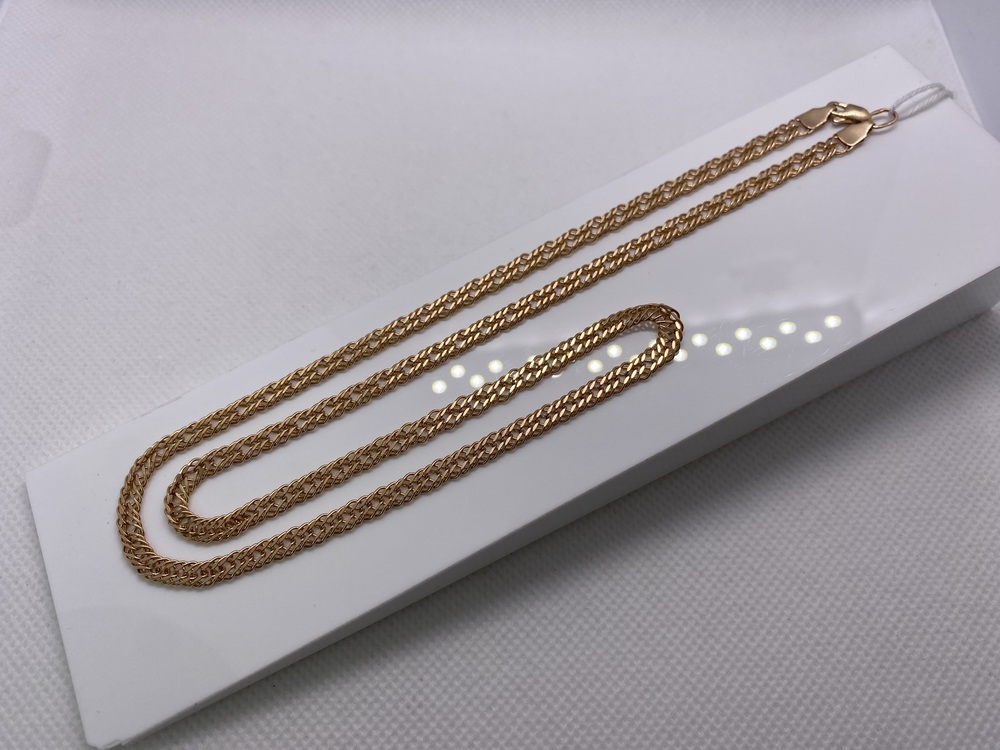 ЦЕПЬ ПОЛНОВЕСНАЯ Ромб тройной (Au 585)