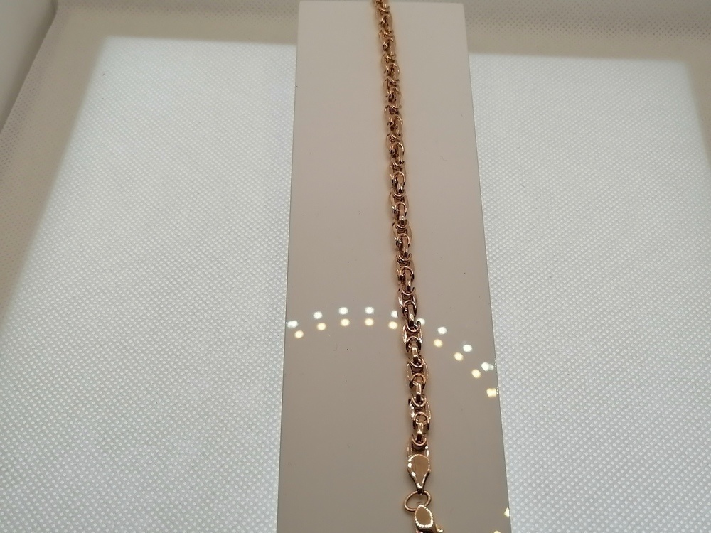 БРАСЛЕТ ПУСТОТЕЛЫЙ Фантазия (Au 585)