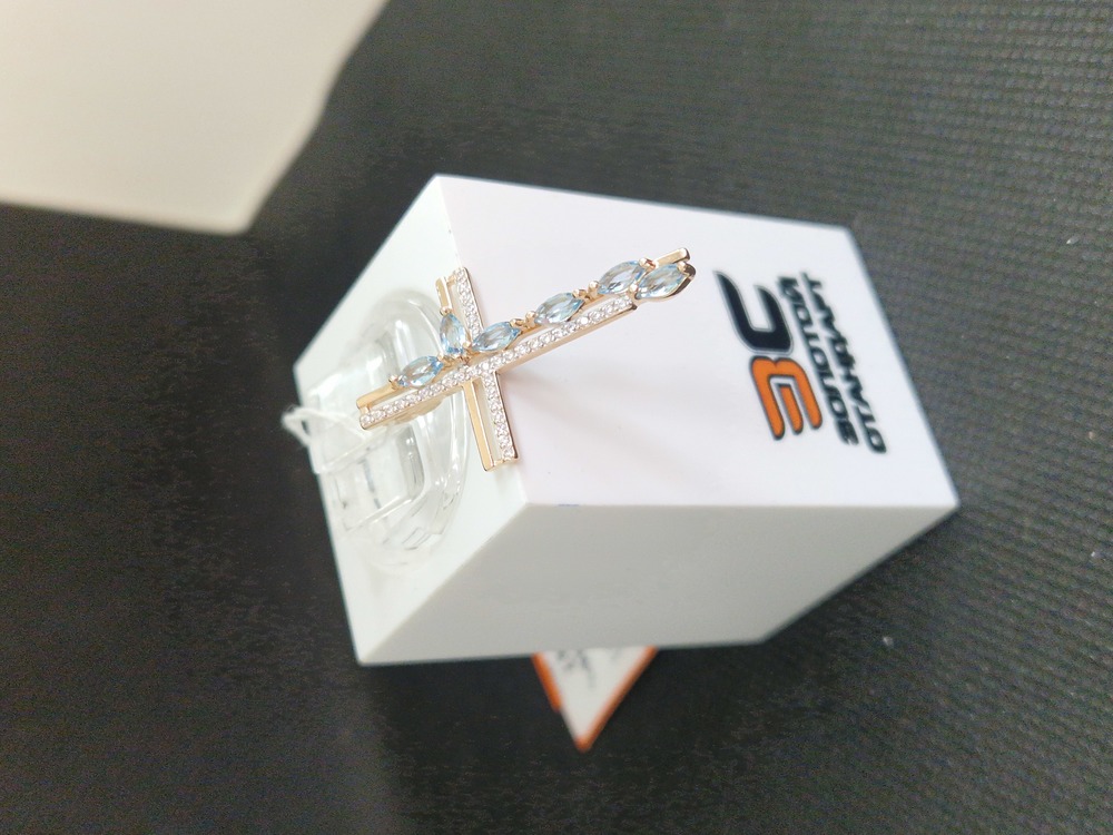 ПОДКМИ585 ПОДВЕСКА С КАМНЯМИ (Au 585)