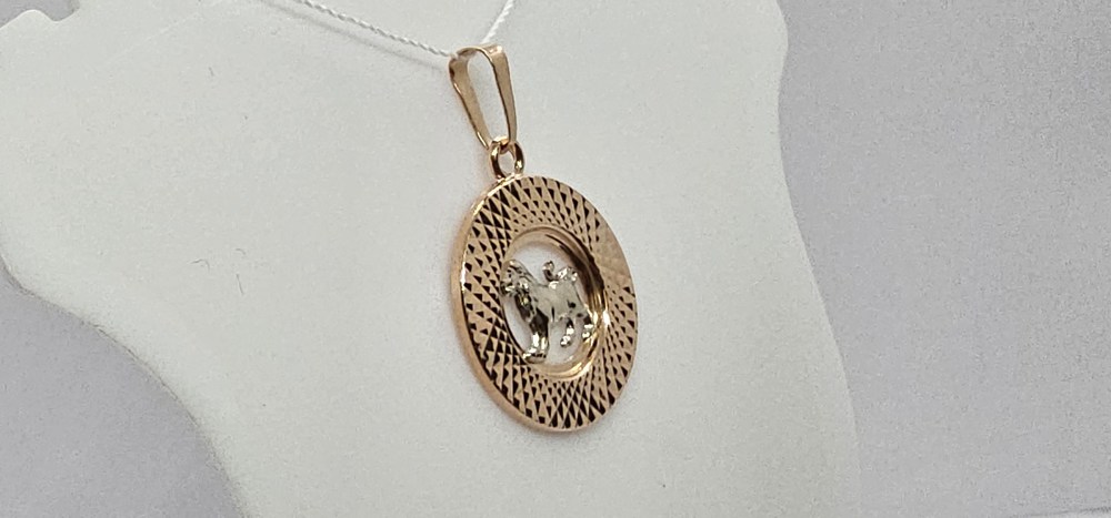 ПОДВЕСКА ЗНАК ЗОДИАКА ЛЕВ (Au 585)