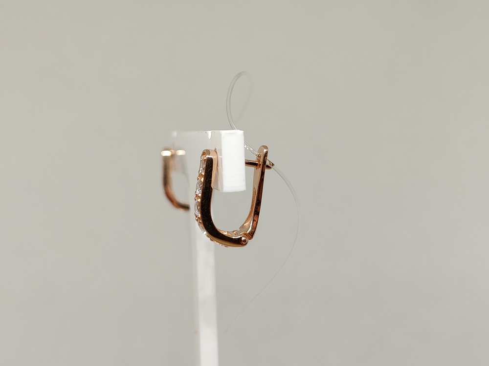 СЕРЬГИ С КАМНЯМИ (Au 585)