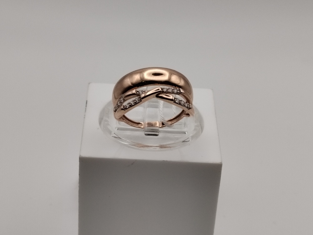 КОЛКМИ585 КОЛЬЦО С КАМНЯМИ (Au 585)