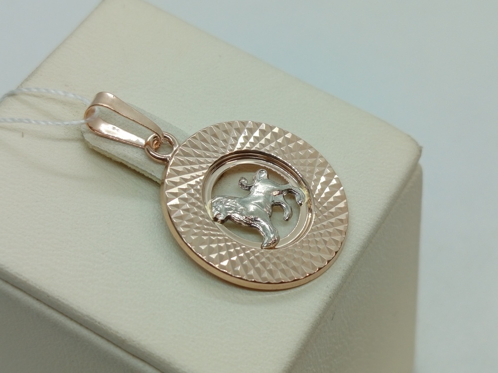 ПОДВЕСКА ЗНАК ЗОДИАКА ЛЕВ (Au 585)