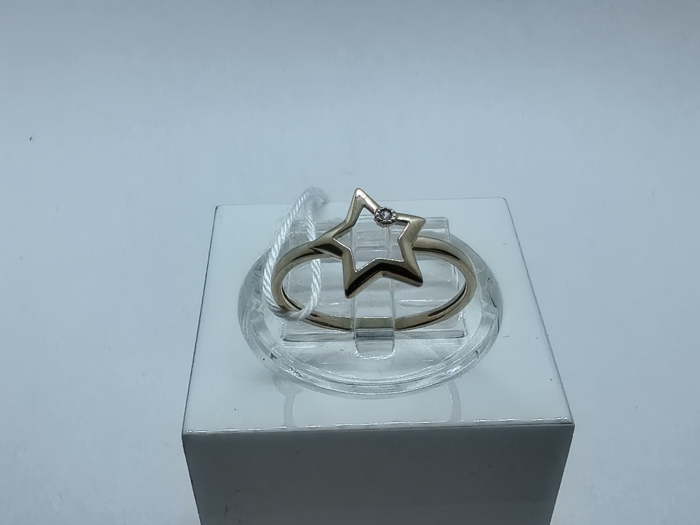 КОЛКМ585 КОЛЬЦО С КАМНЕМ (Au 585)