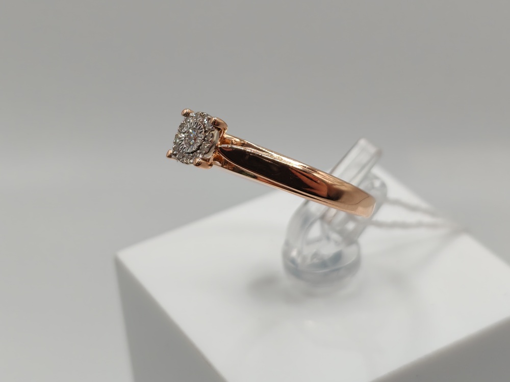 КОЛЬЦО БРИЛЛИАНТ Au 585