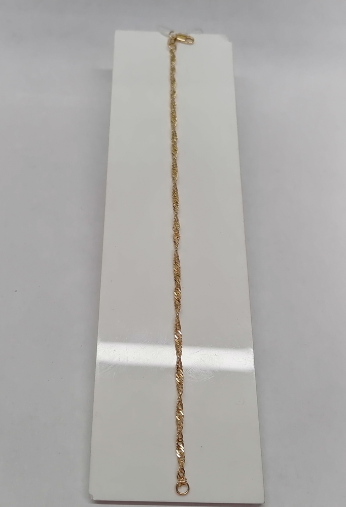 БРАСЛЕТ ПОЛНОВЕСНЫЙ Сингапур Au 585