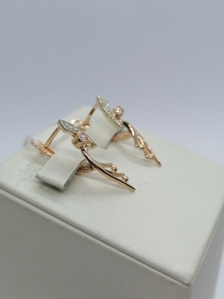 СЕРЬГИ С КАМНЯМИ (Au 585)