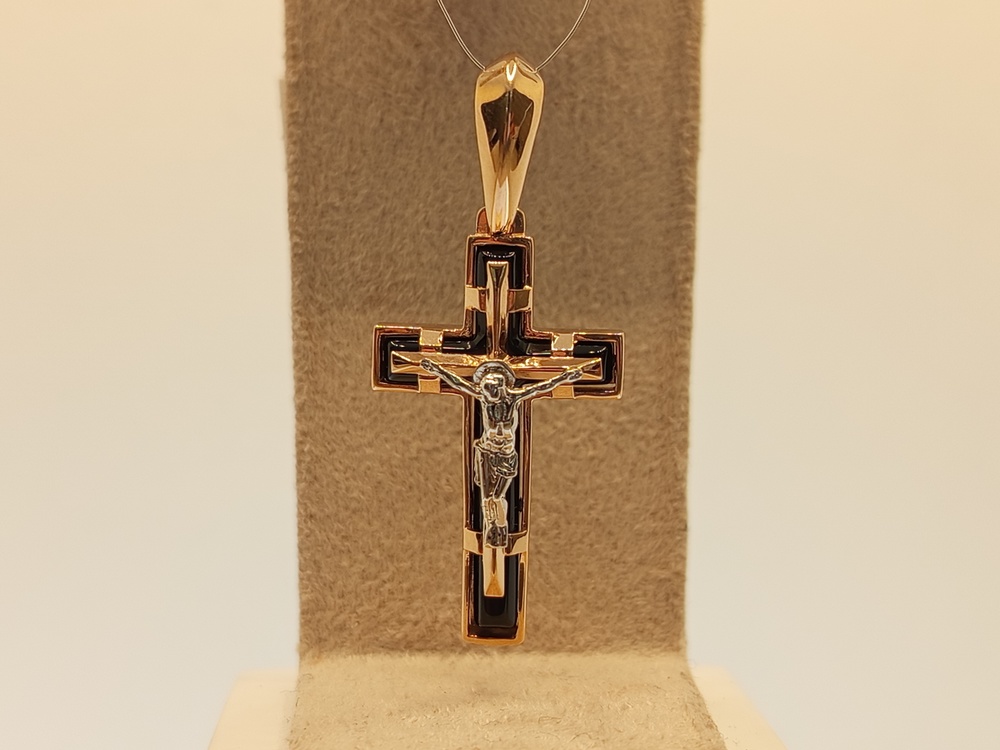 810-00319-10-00-12-00 ПОДВЕСКА КРЕСТ (Au 585)