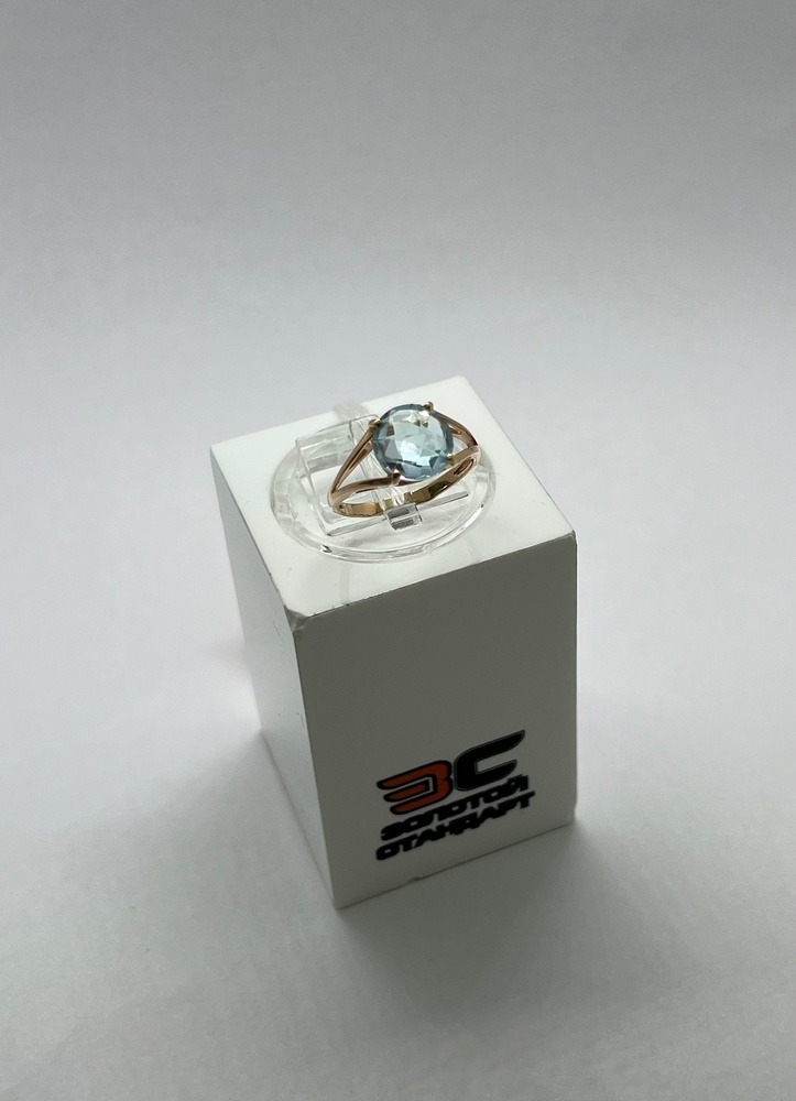 КОЛКМ585 КОЛЬЦО С КАМНЕМ (Au 585)