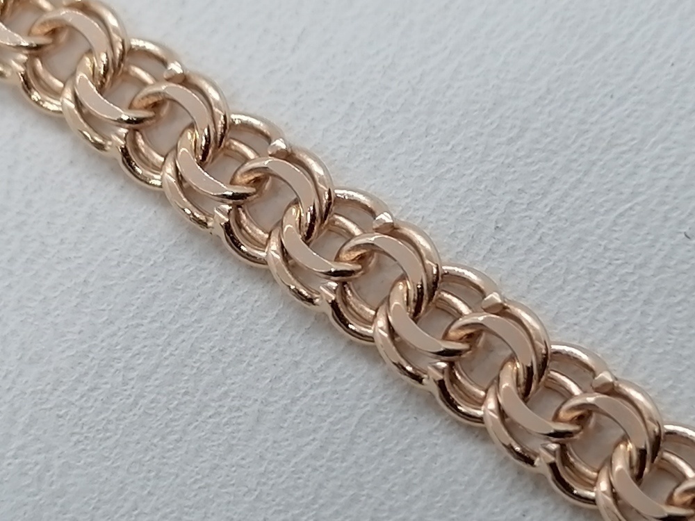 7060200-20 БРАСЛЕТ ПОЛНОВЕСНЫЙ Бисмарк (Au 585)