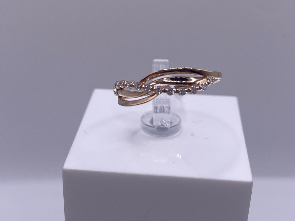 КОЛКМИ585 КОЛЬЦО С КАМНЯМИ (Au 585)