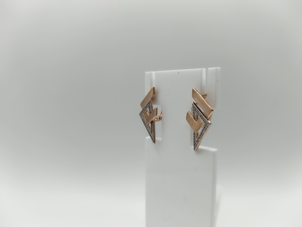 СЕРЬГИ С КАМНЯМИ (Au 585)