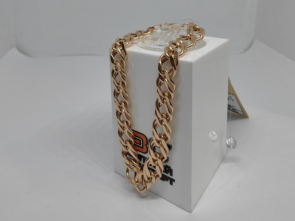 БРАСЛЕТ ПУСТОТЕЛЫЙ Ромб двойной (Au 585)