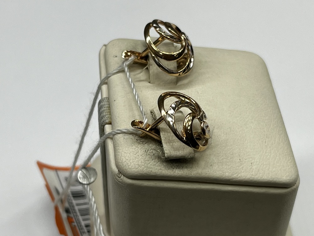 СЕРЬГИ БЕЗ КАМНЯ (Au 585)