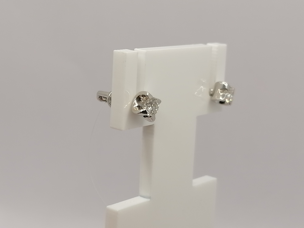 СЕРЬГИ ПУСЕТЫ Бриллиант (Au 585)