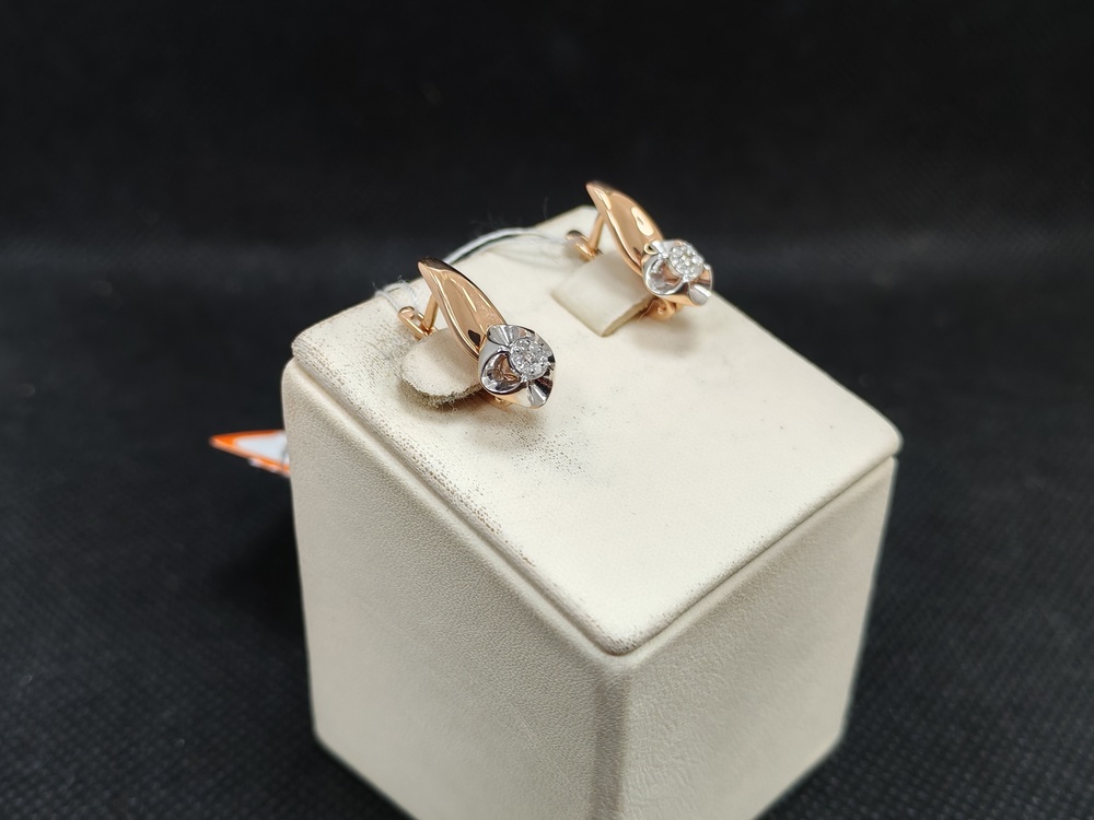 СЕРЬГИ БРИЛЛИАНТ (Au 585)