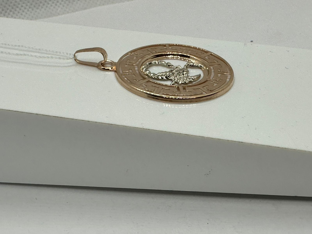ПОДВЕСКА ЗНАК ЗОДИАКА СКОРПИОН (Au 585)