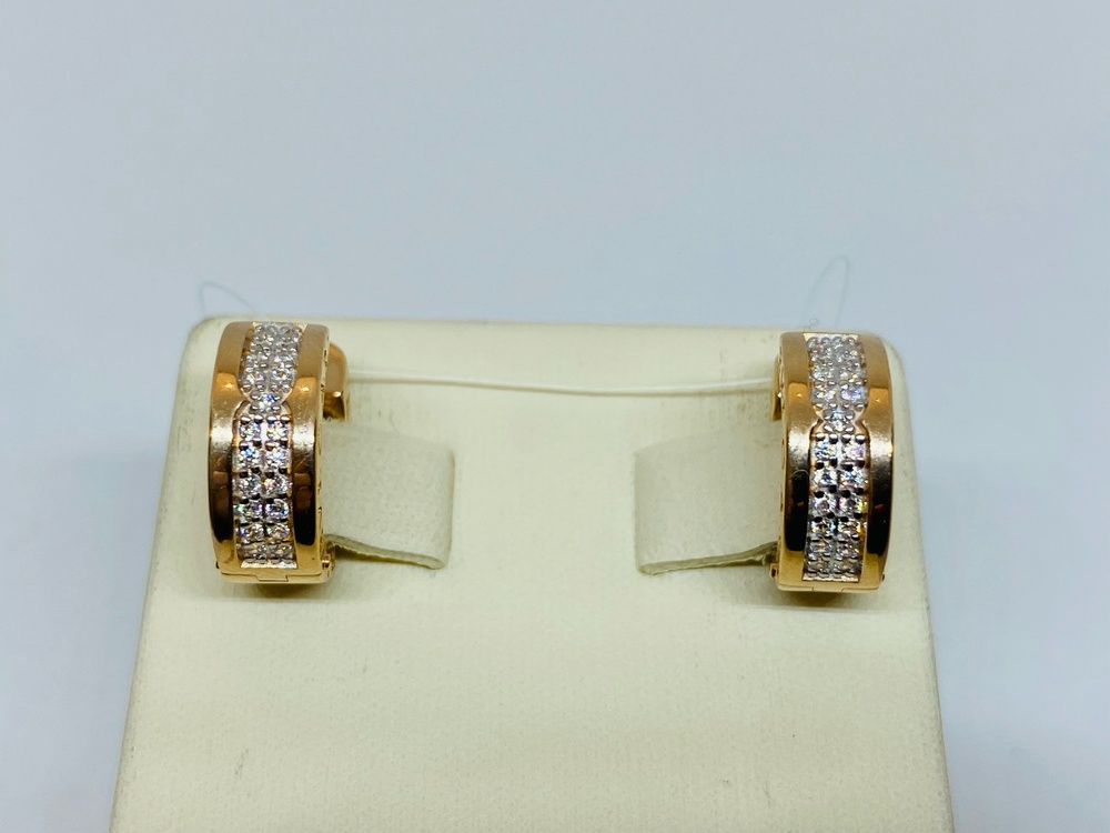 1205707 СЕРЬГИ С КАМНЯМИ (Au 585)