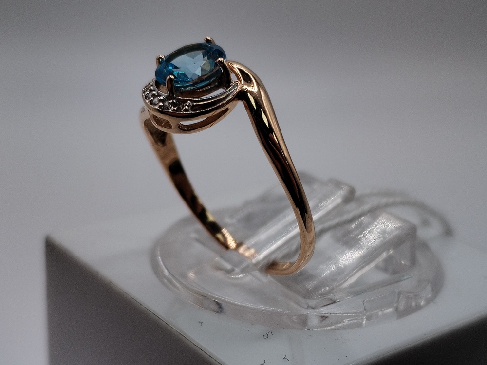 КОЛКМИ585 КОЛЬЦО С КАМНЯМИ (Au 585)