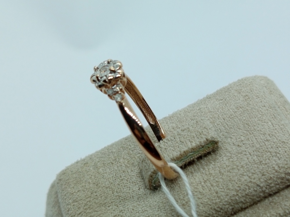 КОЛЬЦО БРИЛЛИАНТ Au 585