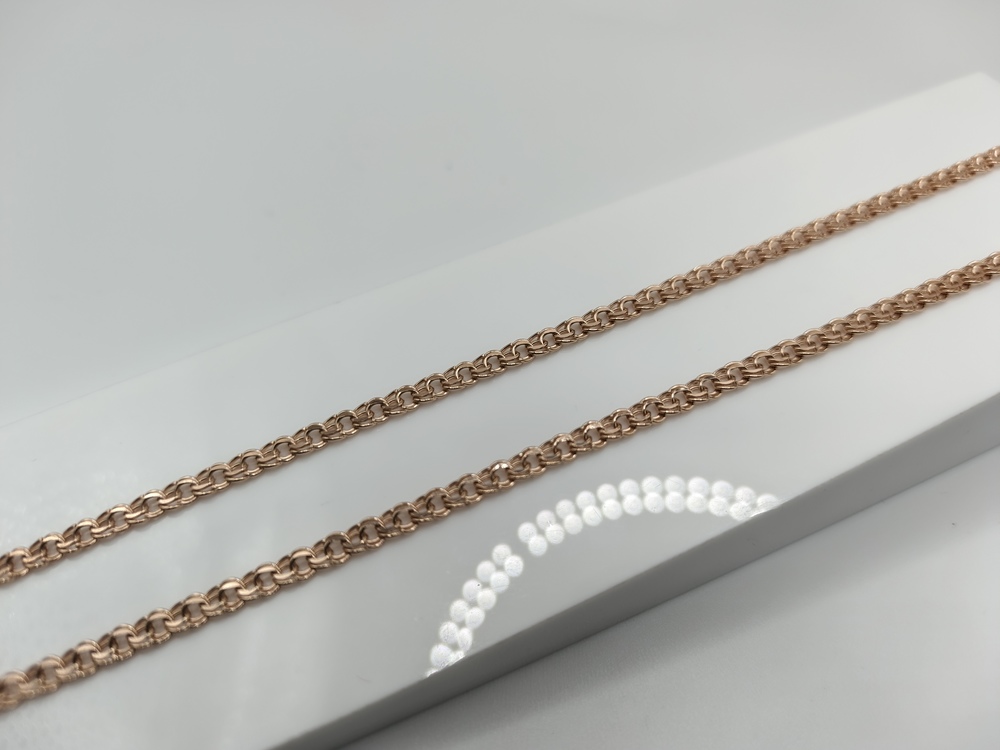 ЦЕПЬ ПУСТОТЕЛАЯ Бисмарк (Au 585)